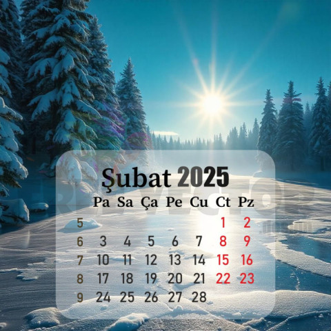 şubat 2025 takvim