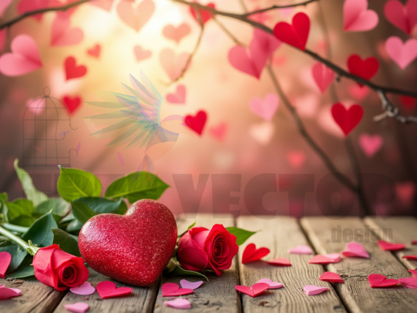 Special visual for Valentine's Day celebrations free download